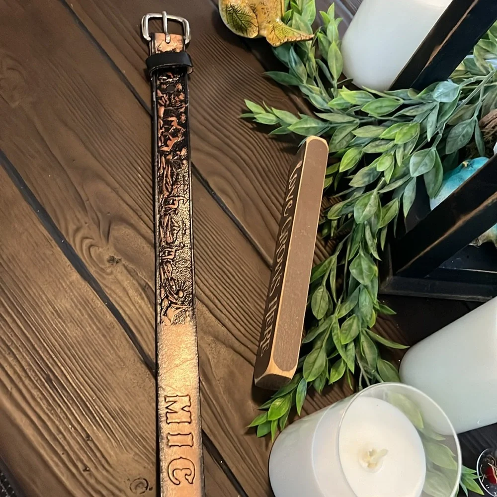 Cowhide boys belt- size 30